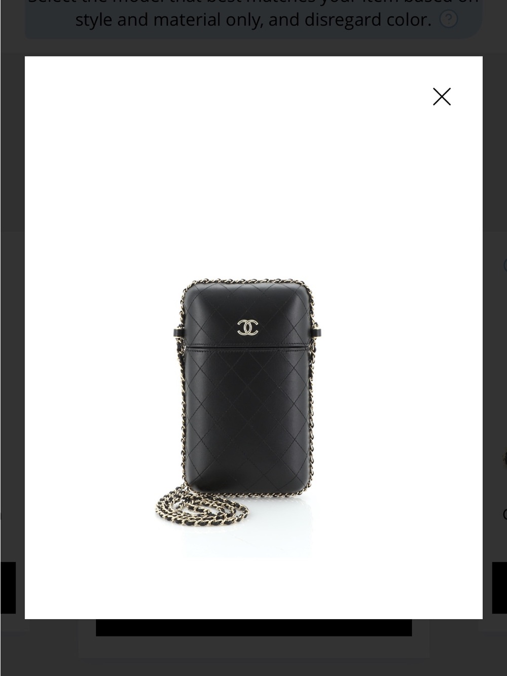 CHANEL Black Quilted Leather CC Crossbody Phone/Accessory Pouch